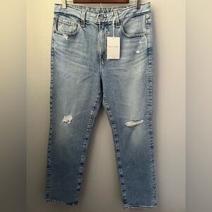 AG Denim Saige High Rise Straight Crop Jeans Size 29 New